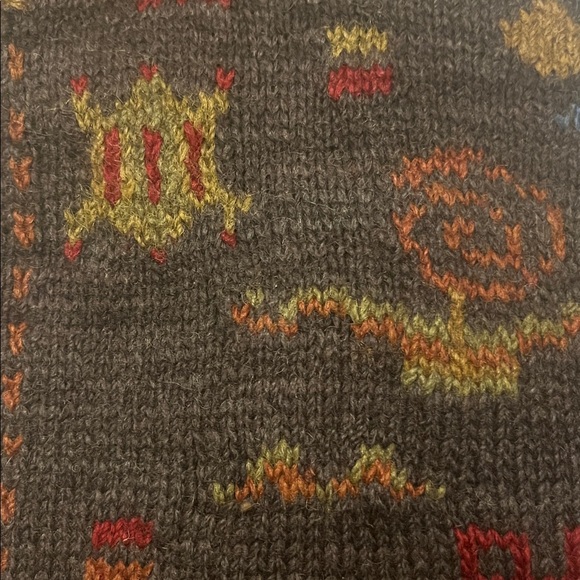 Vintage Lost Horizons Cozy Multicolor Button-Up Cardigan - Picture 10 of 10